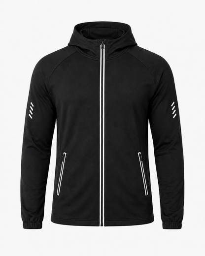 Chamarra Softshell con Capucha Resistente al Viento para Hombre