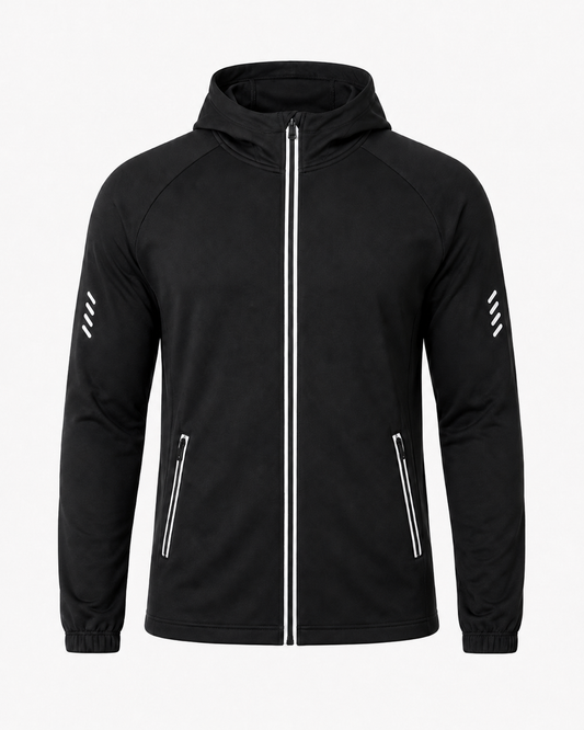 Chamarra Softshell con Capucha Resistente al Viento para Hombre