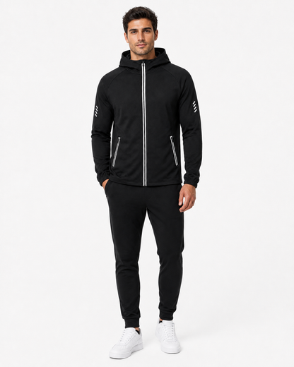 Chamarra Softshell con Capucha Resistente al Viento para Hombre