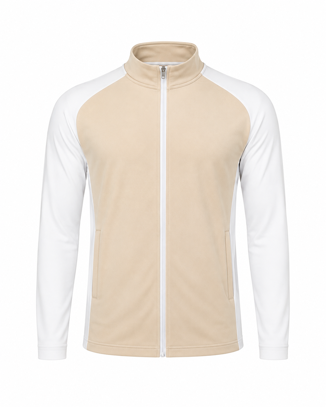 Sudadera Performance con Media Cremallera y Corte Raglán para Hombre