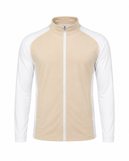 Sudadera Performance con Media Cremallera y Corte Raglán para Hombre