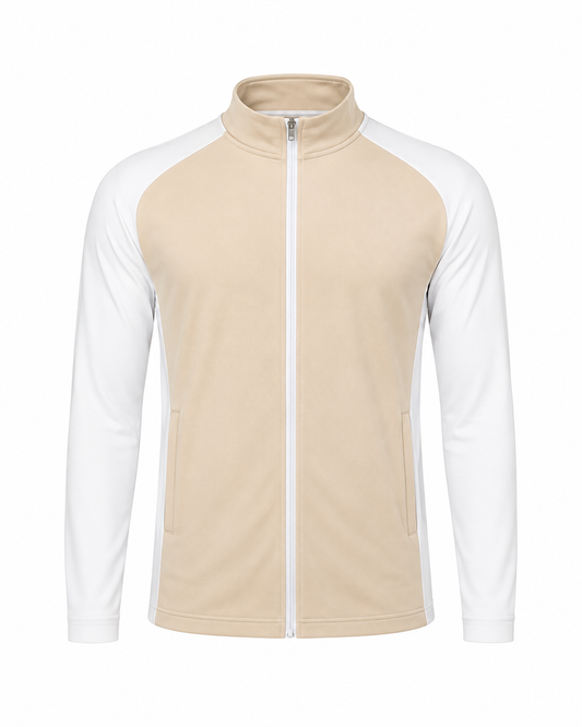 Sudadera Performance con Media Cremallera y Corte Raglán para Hombre
