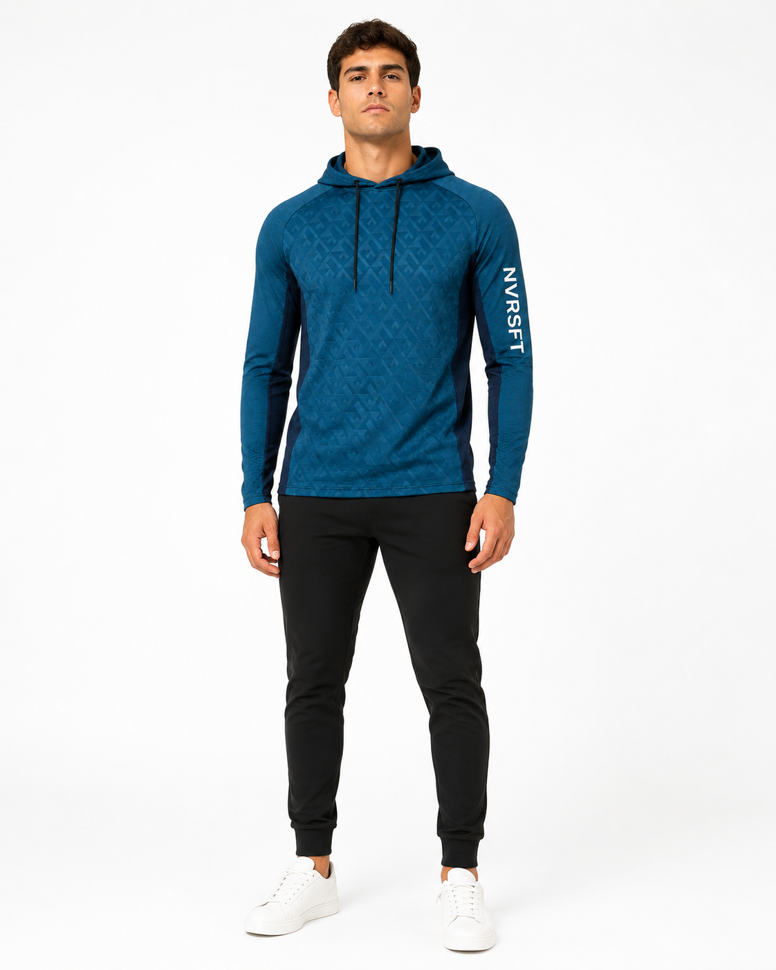 Sudadera con Capucha de Secado Rápido y Manga Larga para Hombre
