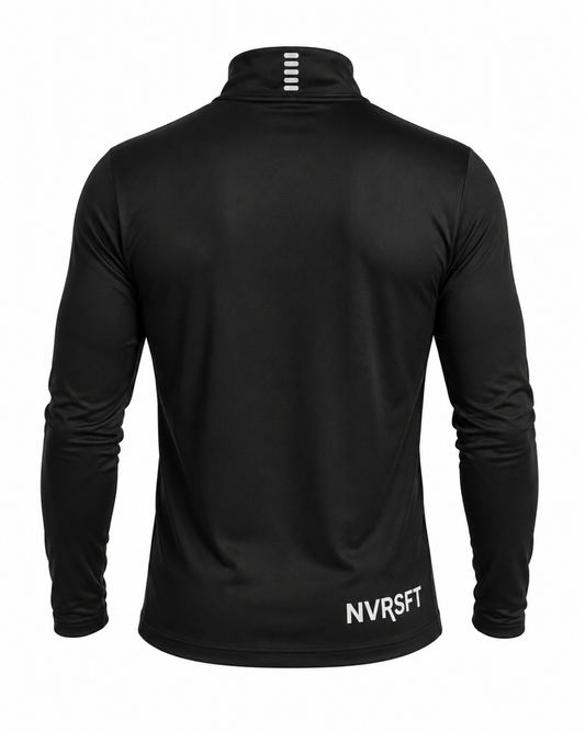 Sudadera Performance con Media Cremallera y Detalles Reflectantes para Hombre