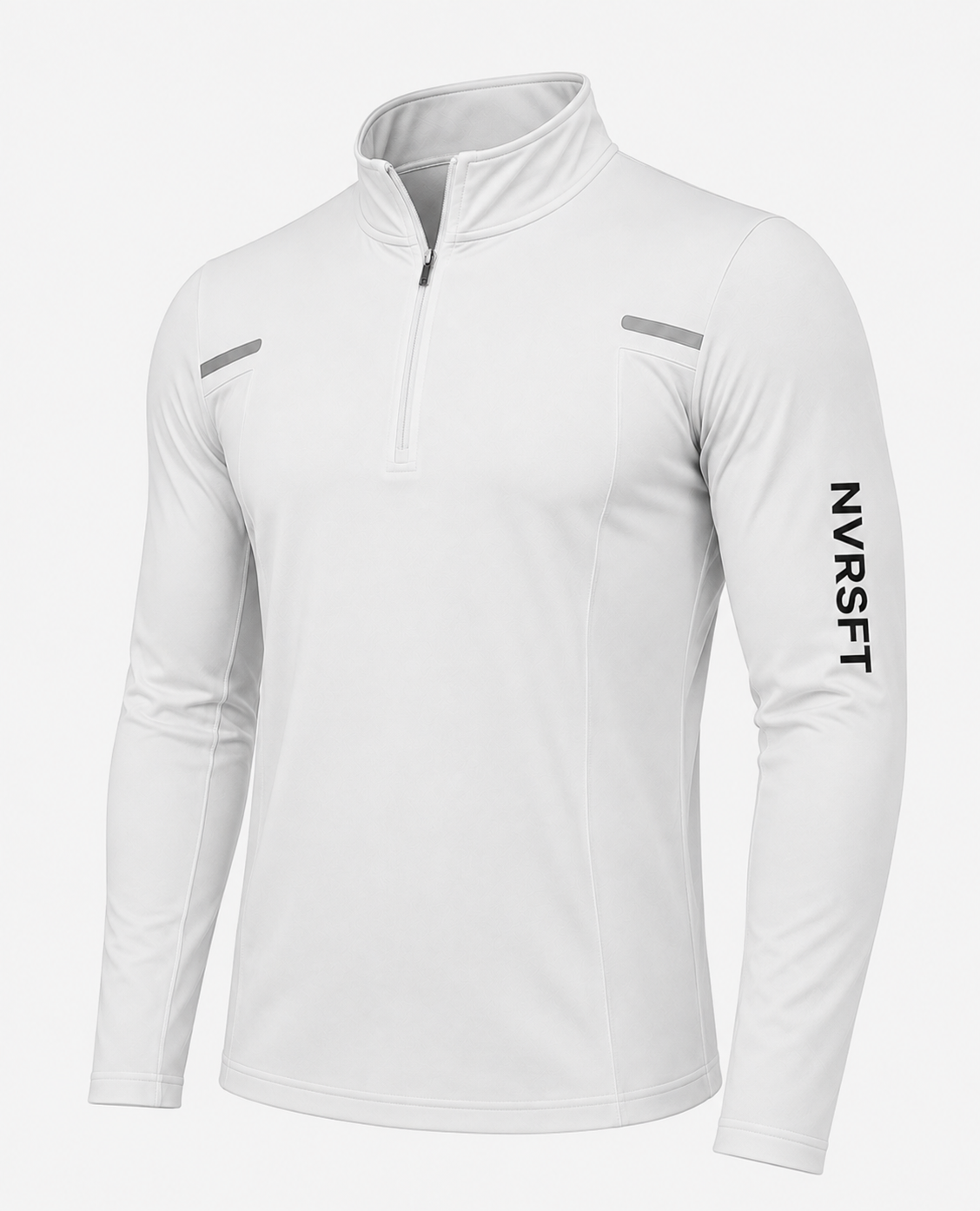 Sudadera Performance con Media Cremallera y Detalles Reflectantes para Hombre