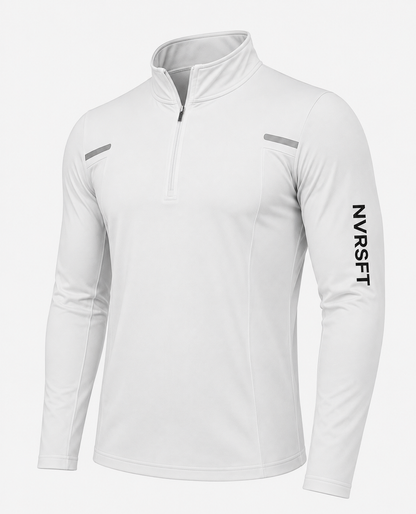 Sudadera Performance con Media Cremallera y Detalles Reflectantes para Hombre