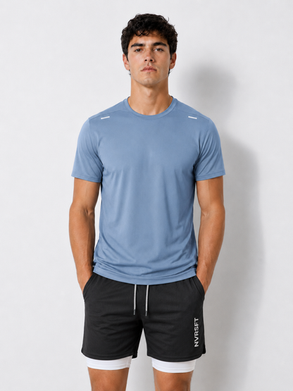 Playera Deportiva de Alta Elasticidad y Secado Rápido para Hombre
