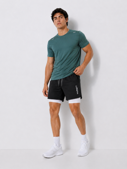 Playera Deportiva de Alta Elasticidad y Secado Rápido para Hombre