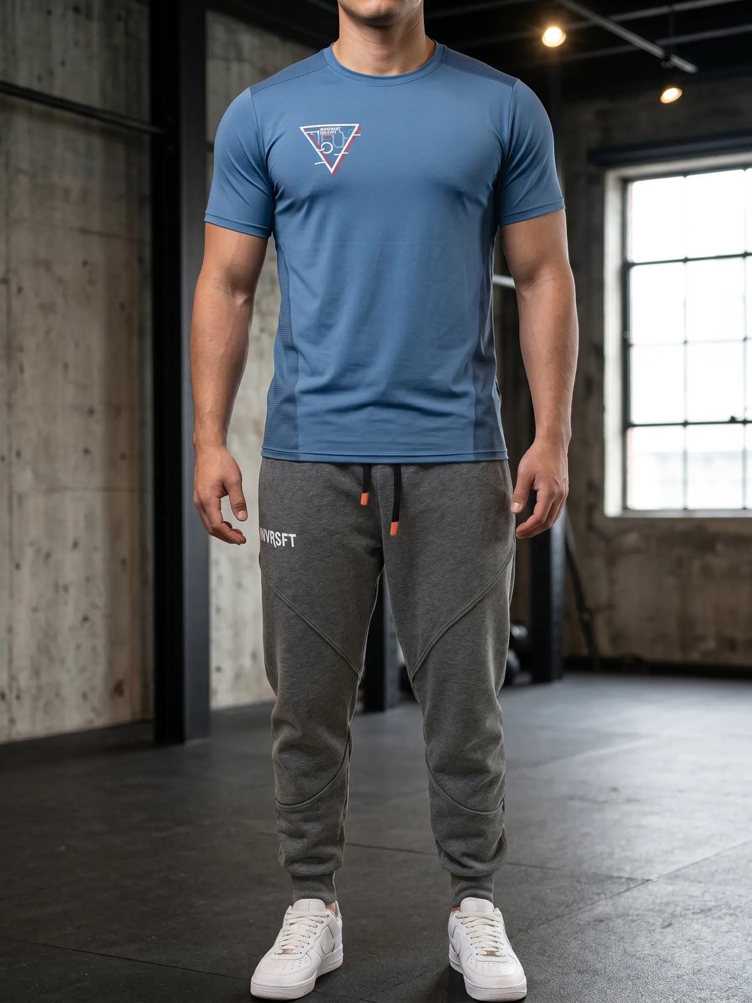 Playera Deportiva de Manga Corta con Secado Rápido para Hombre