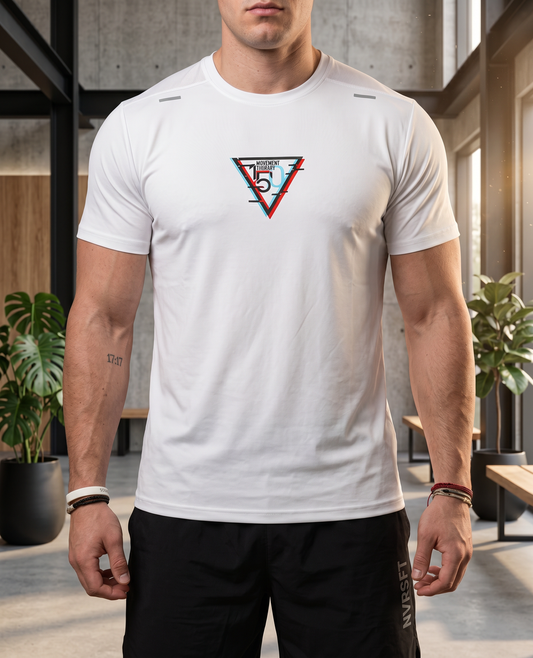Playera Deportiva de Alta Elasticidad y Secado Rápido para Hombre – Edición Therapy Movement
