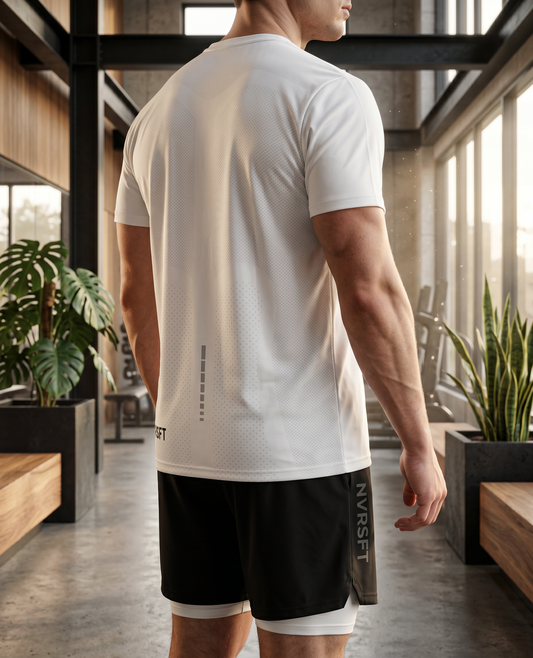 Playera Deportiva de Alta Elasticidad y Secado Rápido para Hombre – Edición Therapy Movement