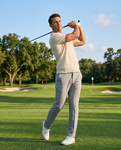 Polo de Golf Premium de Algodón para Hombre