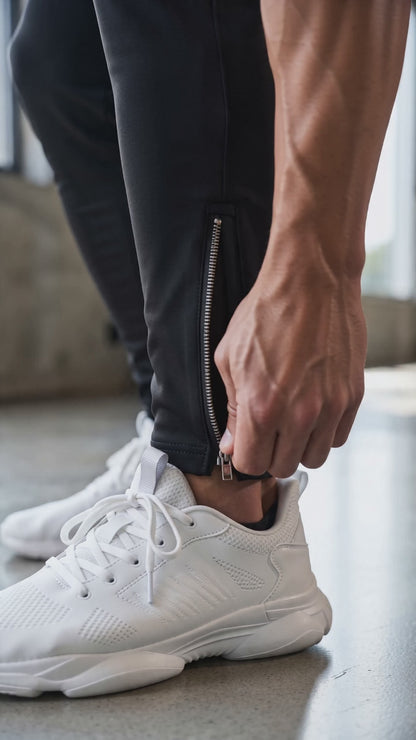 Jogger de Algodón con Cierre en Tobillos para Hombre – Edición Therapy Movement